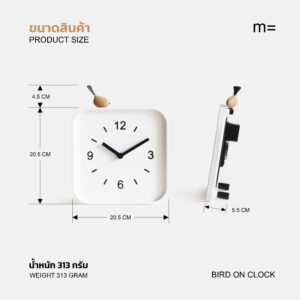 BIRD ON CLOCK - Image 6